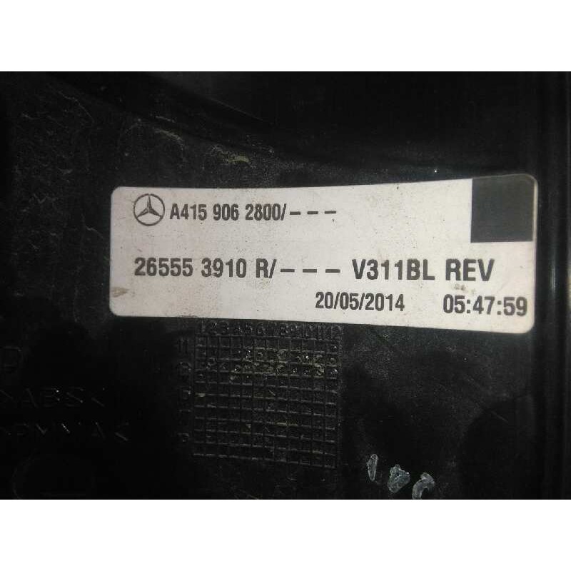 Recambio de piloto trasero izquierdo para mercedes-benz citan (w415) combi 1.5 cdi cat referencia OEM IAM A4159062800-265553910R