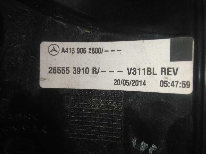 Recambio de piloto trasero izquierdo para mercedes-benz citan (w415) combi 1.5 cdi cat referencia OEM IAM A4159062800-265553910R