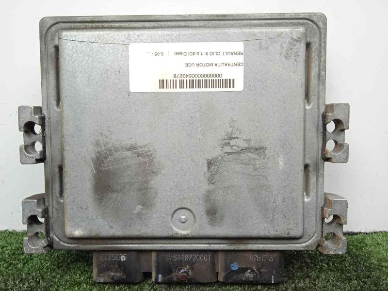 Recambio de centralita motor uce para renault clio iii 1.5 dci diesel referencia OEM IAM S122326109A-8200565863-8200592611-SID30