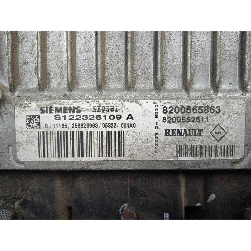 Recambio de centralita motor uce para renault clio iii 1.5 dci diesel referencia OEM IAM S122326109A-8200565863-8200592611-SID30
