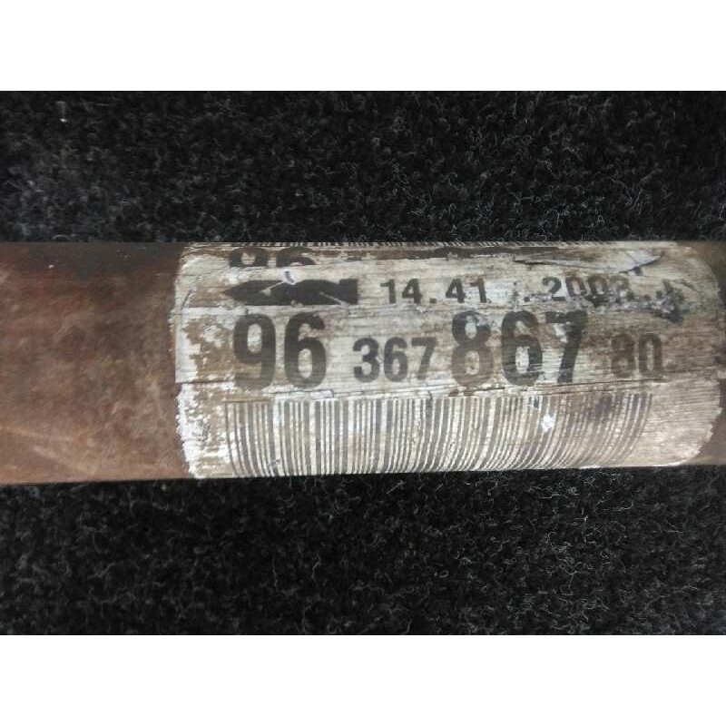 Recambio de transmision delantera izquierda para peugeot 307 berlina (s2) 1.6 16v cat referencia OEM IAM 9636786780 SIN.CORONA L