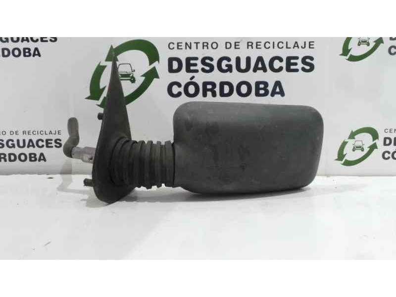 Recambio de retrovisor izquierdo para fiat cinquecento (170) referencia OEM IAM  MANUAL NEGRO PLASTICO
