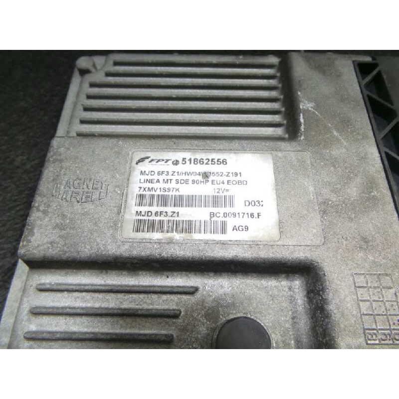 Recambio de centralita motor uce para fiat linea (110) 1.3 16v jtd cat referencia OEM IAM 51862556-MJD6F3Z1-BC0091716F  MAGNETI 