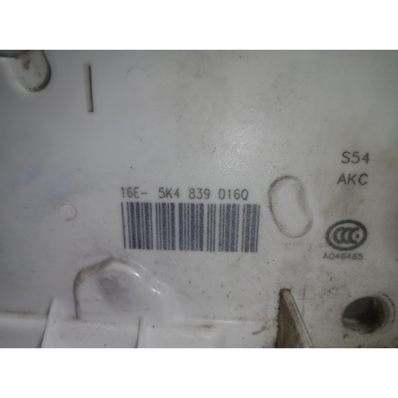 Recambio de cerradura puerta trasera derecha para seat leon (5f1) 1.6 tdi referencia OEM IAM 5K4839016Q  