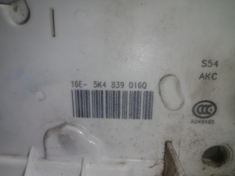 Recambio de cerradura puerta trasera derecha para seat leon (5f1) 1.6 tdi referencia OEM IAM 5K4839016Q  