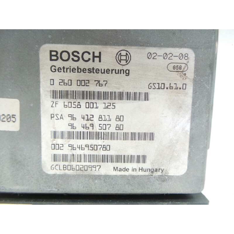 Recambio de centralita cambio automatico para citroën c5 break 2.2 hdi fap cat (4hx / dw12ed4) referencia OEM IAM 0260002767-ZF6