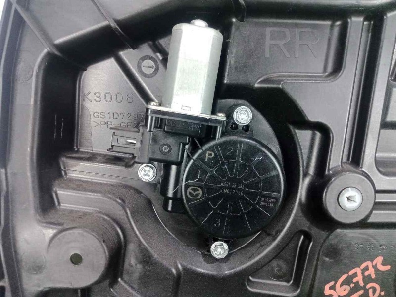 Recambio de elevalunas trasero derecho para mazda 6 lim. (gh) 2.2 turbodiesel cat referencia OEM IAM GS1D7297X ELECTRICO - 6.PIN