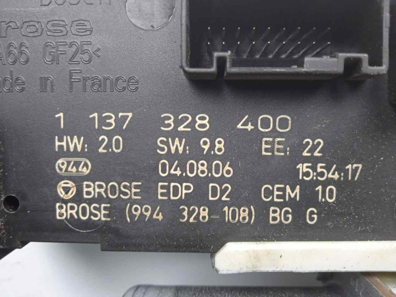 Recambio de motor elevalunas delantero derecho para peugeot 407 1.6 hdi referencia OEM IAM 9663036480-1137328400-994328108-01308