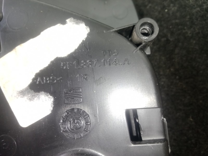 Recambio de maneta interior delantera derecha para seat leon (5f1) 1.6 tdi referencia OEM IAM 5F1837114A  
