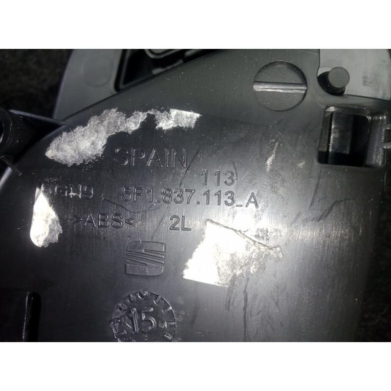 Recambio de maneta interior delantera izquierda para seat leon (5f1) 1.6 tdi referencia OEM IAM 5F1837113A  