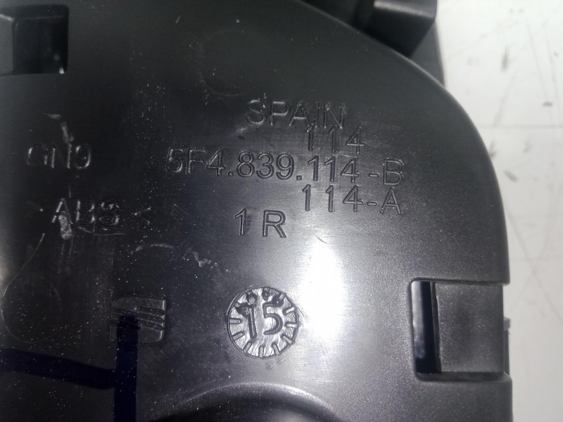 Recambio de maneta interior trasera derecha para seat leon (5f1) 1.6 tdi referencia OEM IAM 5F4839114B  