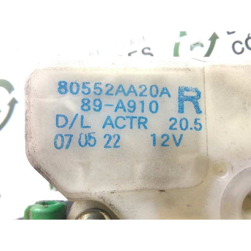 Recambio de cerradura puerta delantera derecha para nissan cabstar 09.06 3.0 diesel referencia OEM IAM 80552AA20A 06> 2.PINES