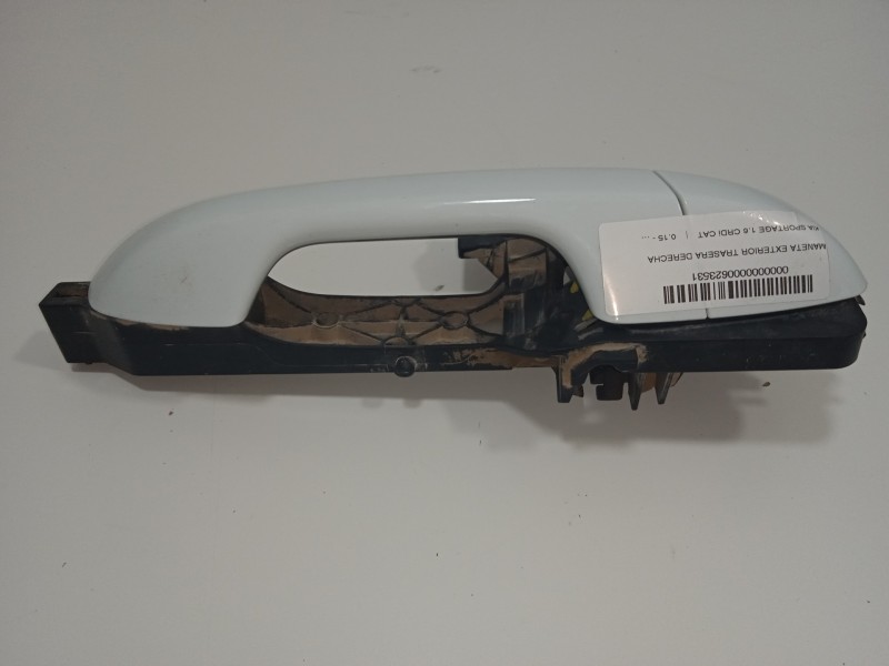 Recambio de maneta exterior trasera derecha para kia sportage 1.6 crdi cat referencia OEM IAM 353183  BLANCO