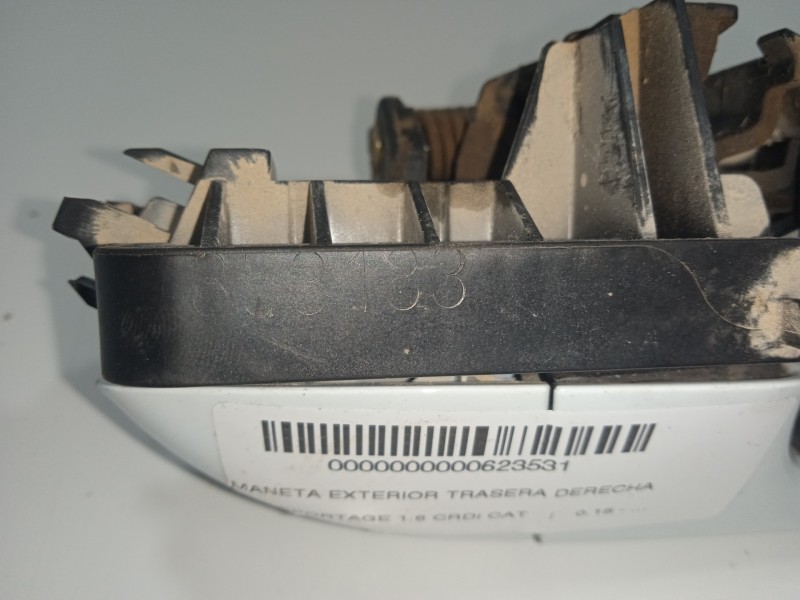 Recambio de maneta exterior trasera derecha para kia sportage 1.6 crdi cat referencia OEM IAM 353183  BLANCO