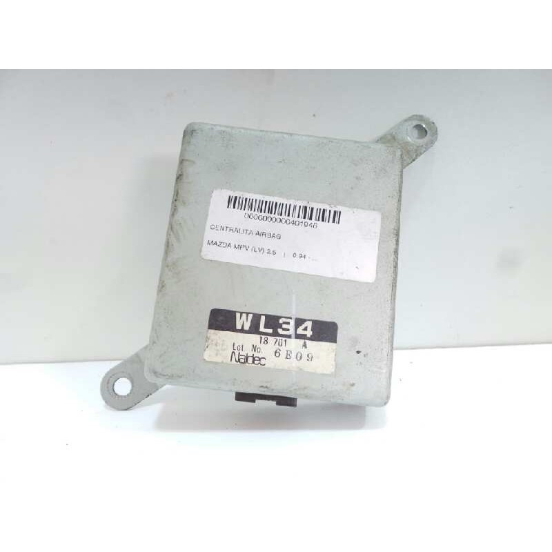 Recambio de centralita airbag para mazda mpv (lv) 2.5 referencia OEM IAM WL34-18701A-6E09  NALDEC