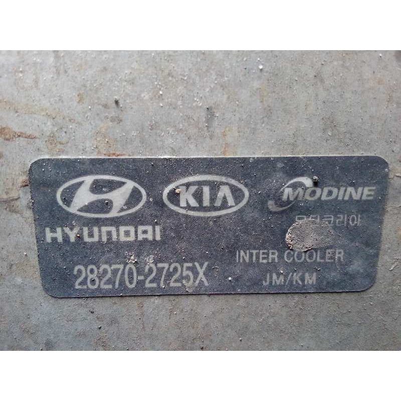 Recambio de intercooler para hyundai tucson (jm) 2.0 crdi cat referencia OEM IAM 282702725X 200X300X90 