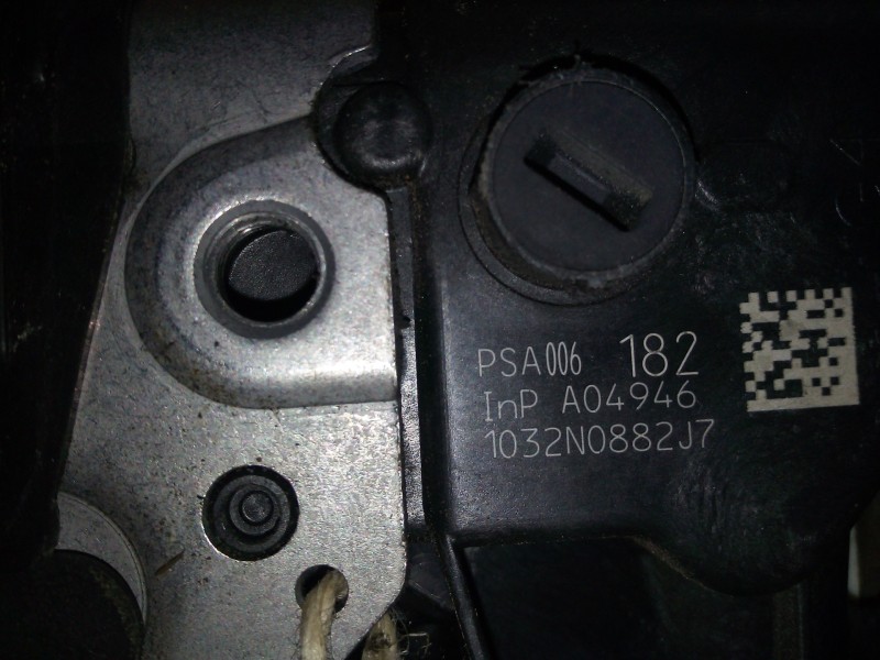 Recambio de cerradura puerta delantera izquierda para citroën c5 berlina 1.6 hdi fap referencia OEM IAM 1032N0882J7-A04946 08-18