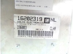 Recambio de centralita motor uce para opel vectra b berlina 1.6 16v referencia OEM IAM 16202319NL-D96003 DELCO ELECTRONICS  2