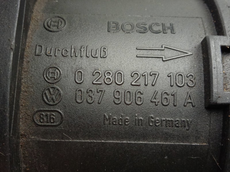 Recambio de caudalimetro para volkswagen golf iii (1h1) 1.6 referencia OEM IAM 0280217103-037906461A 4.PINES BOSCH