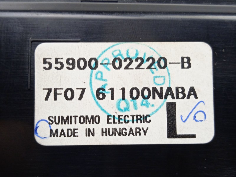 Recambio de mando climatizador para toyota auris 2.0 d-4d cat referencia OEM IAM 5590002220-5590002220B  