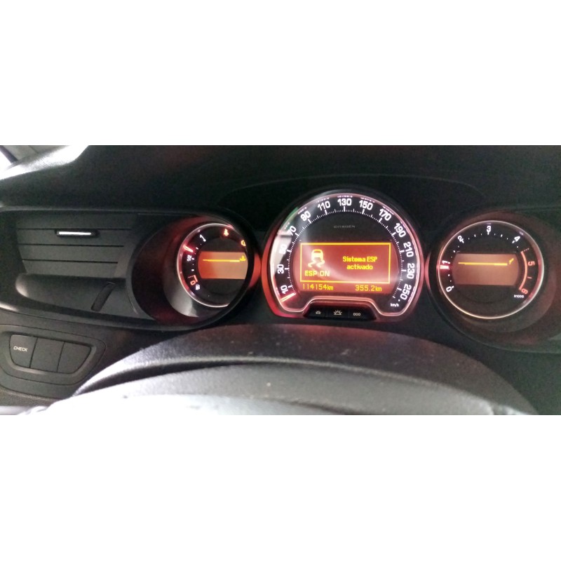 Recambio de cuadro instrumentos para citroën c5 berlina 1.6 hdi fap referencia OEM IAM 9666324580  1.CONECTOR