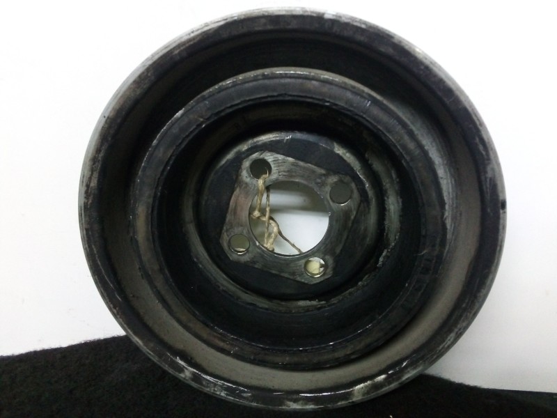 Recambio de polea cigueñal para fiat punto berlina (188) 1.3 jtd cat referencia OEM IAM 55200498 6.CANALES DIAMETRO: 165 MM