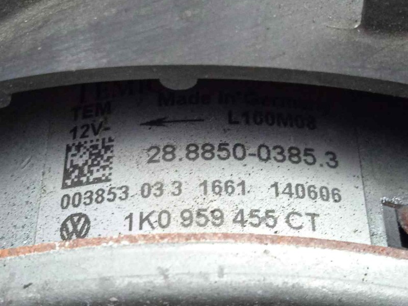 Recambio de electroventilador para audi a3 (8p) 1.9 tdi referencia OEM IAM 1K0959456CT 2.PINES Ø DIAMETRO: 290MM