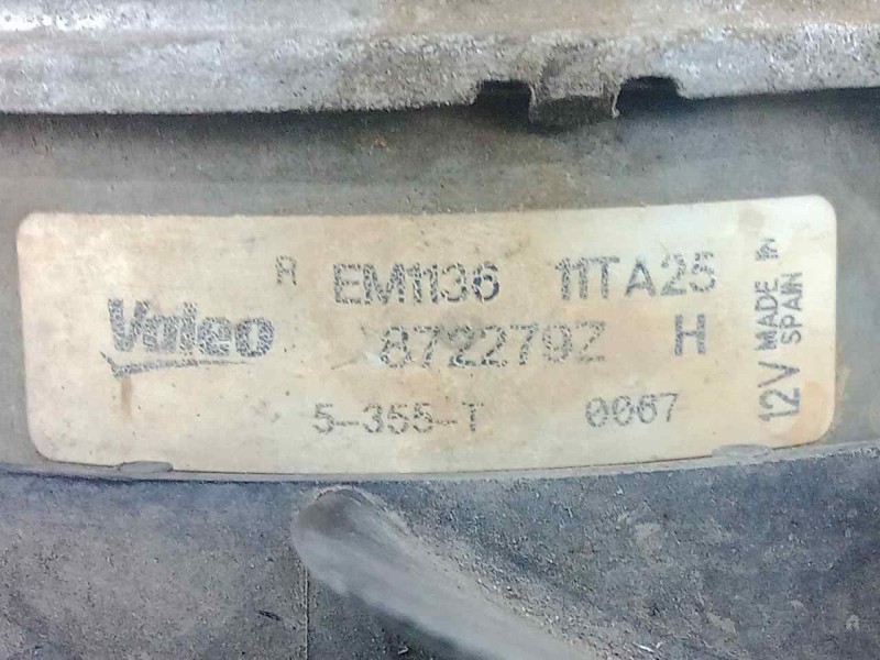 Recambio de electroventilador para santana santana 350 santana 350 jlx referencia OEM IAM 872279Z Ø DIAMETRO: 320MM 2.PINES