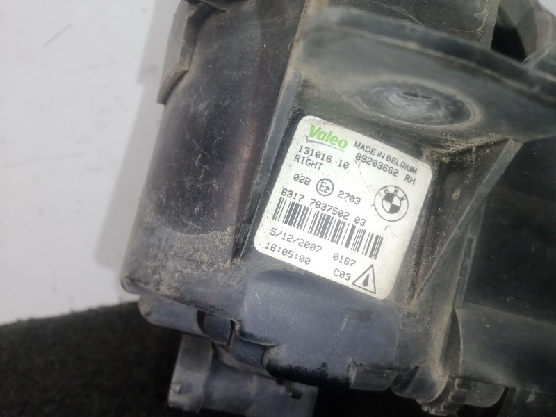 Recambio de faro antiniebla derecho para bmw 1 (e81) 118 d referencia OEM IAM 6317783750203-13101610  