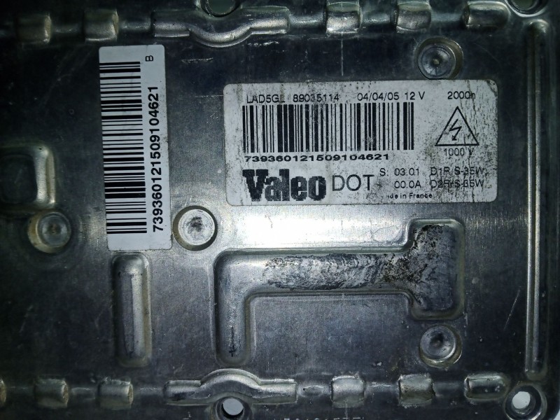 Recambio de centralita faros xenon para citroën c4 coupé (la_) 2.0 hdi referencia OEM IAM 89035114  VALEO