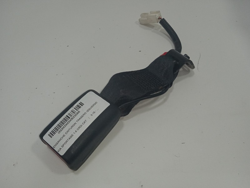 Recambio de enganche cinturon trasero izquierdo para kia sportage 1.6 crdi cat referencia OEM IAM 89860F1000WK-632345000B  