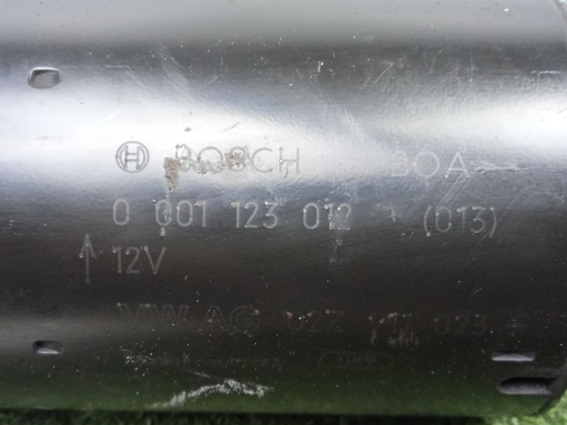 Recambio de motor arranque para volkswagen golf v (1k1) 1.9 tdi referencia OEM IAM 0001123012 BOSCH 10.DIENTES