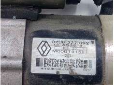 Recambio de motor arranque para renault megane ii berlina 5p 1.5 dci diesel referencia OEM IAM M000T91581-8200227092 12.DIENTES  2