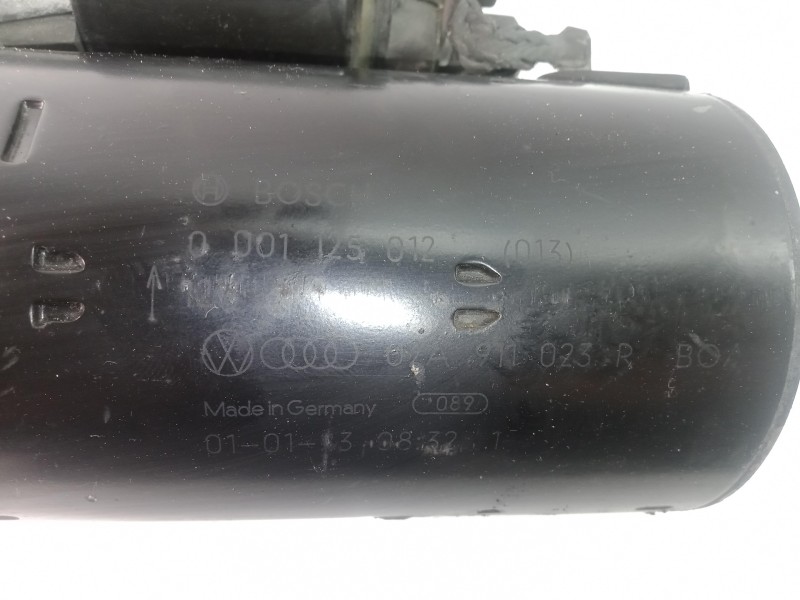 Recambio de motor arranque para seat toledo (1m2) 1.9 tdi referencia OEM IAM 0001125012  02A911023R