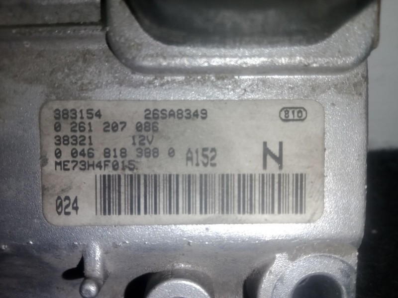 Recambio de centralita motor uce para fiat stilo (192_) 1.2 16v (192_xa1b) referencia OEM IAM 0261207086  