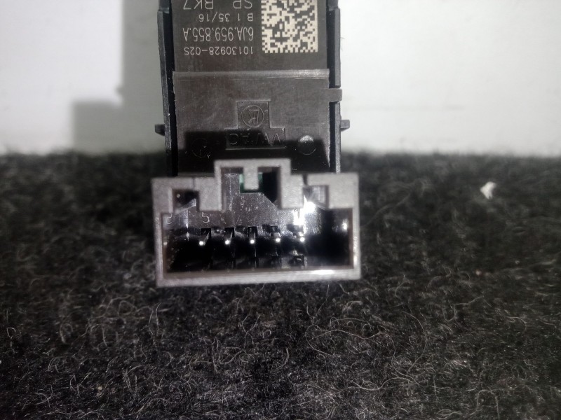 Recambio de mando elevalunas trasero derecho para seat toledo iv (kg3) 1.6 tdi referencia OEM IAM 6JA959855A  