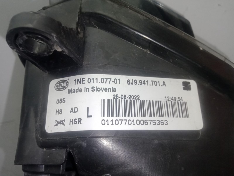 Recambio de faro antiniebla izquierdo para seat toledo iv (kg3) 1.6 tdi referencia OEM IAM 6J9941701A  
