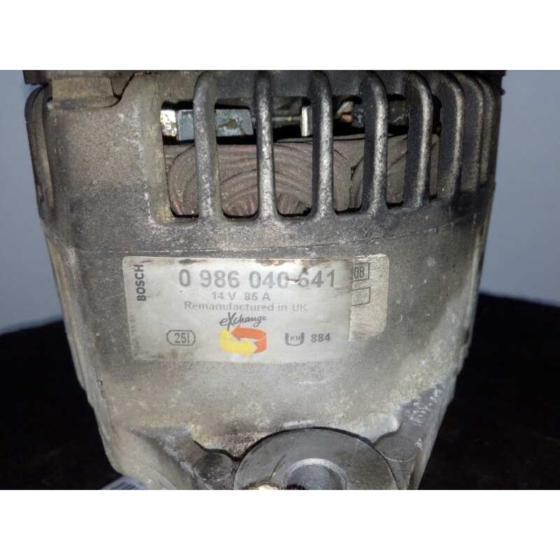 Recambio de alternador para alfa romeo 146 1.6 16v cat referencia OEM IAM 0986040641 BOSCH 85A
