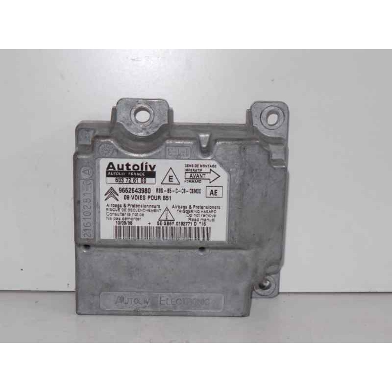 Recambio de centralita airbag para citroën c4 berlina 1.6 16v cat (nfu / tu5jp4) referencia OEM IAM 603726100-9662643980-AE  
