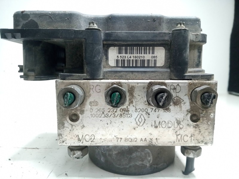 Recambio de abs para renault grand modus 1.5 dci diesel referencia OEM IAM 0265232075-100223  BOSCH