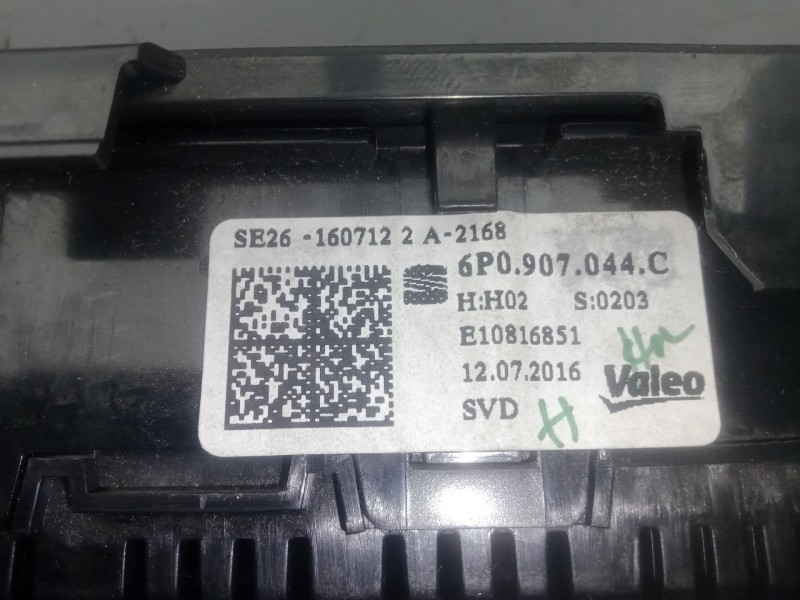 Recambio de mando climatizador para seat toledo iv (kg3) 1.6 tdi referencia OEM IAM 6P0907044C  