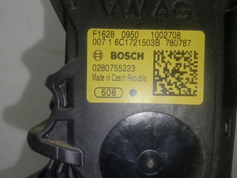 Recambio de potenciometro pedal para seat toledo iv (kg3) 1.6 tdi referencia OEM IAM 6C1721503B  