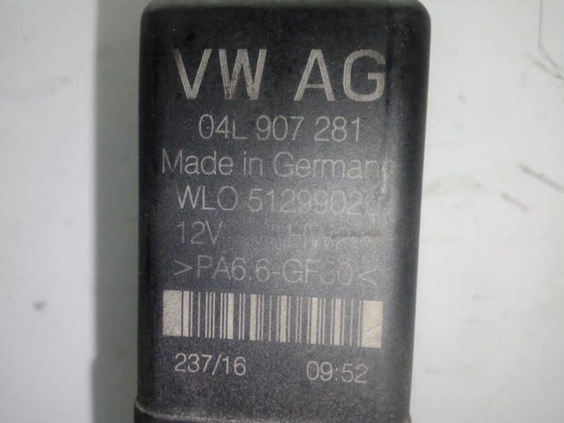 Recambio de rele para seat toledo iv (kg3) 1.6 tdi referencia OEM IAM 04L907281  