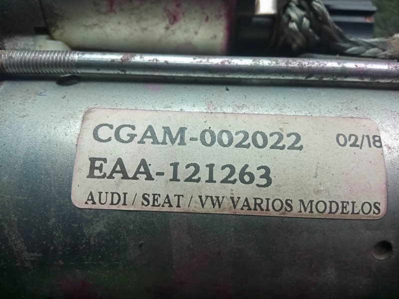 Recambio de motor arranque para skoda octavia berlina (1z3) 1.6 referencia OEM IAM EAA121263 10.DIENTES 