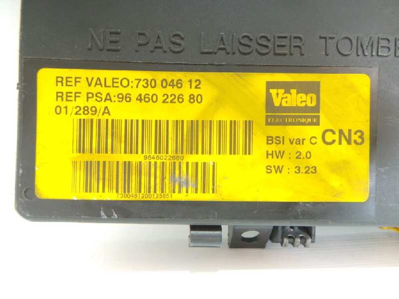 Recambio de centralita check control para citroën xsara berlina 1.9 diesel referencia OEM IAM 73004612-9646022680-BSICN3 BSI VAL