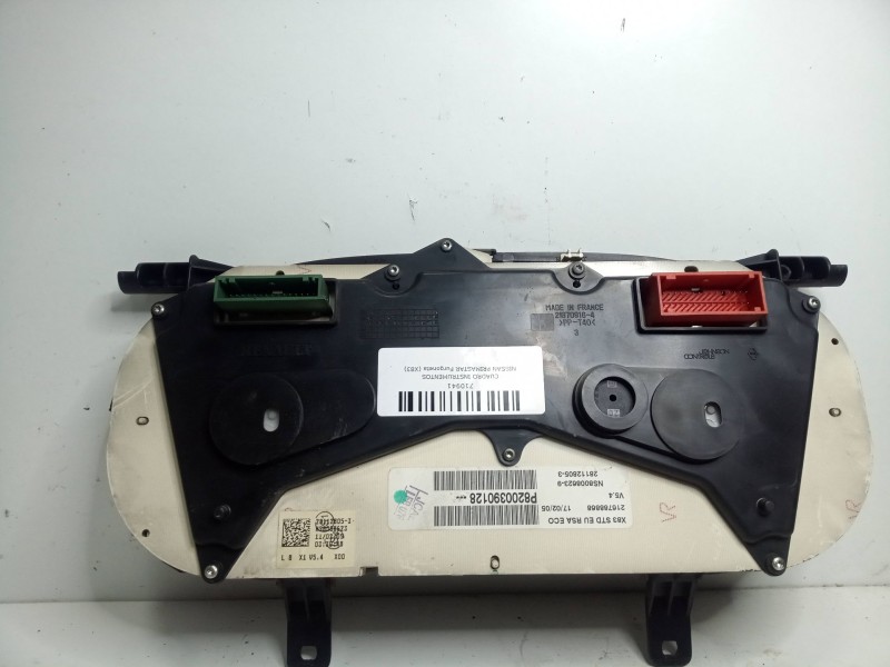 Recambio de cuadro instrumentos para nissan primastar furgoneta (x83) 1.9 dci 100 referencia OEM IAM 8200390128  