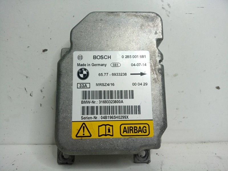 Recambio de centralita airbag para bmw serie 3 compact (e46) 1.8 16v referencia OEM IAM 0285001681-66776933238  