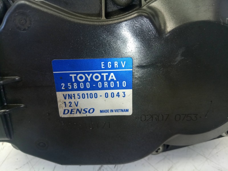 Recambio de valvula egr para toyota avensis (t27) 2.2 d-4d cat referencia OEM IAM 258000R010  
