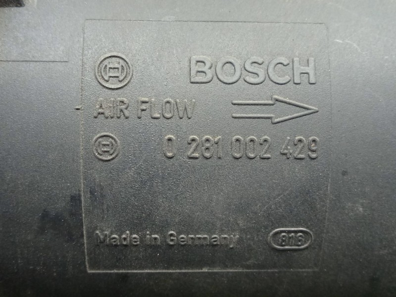 Recambio de caudalimetro para audi a4 b5 (8d2) 2.5 tdi referencia OEM IAM 0281002429 BOSCH 5.PINES