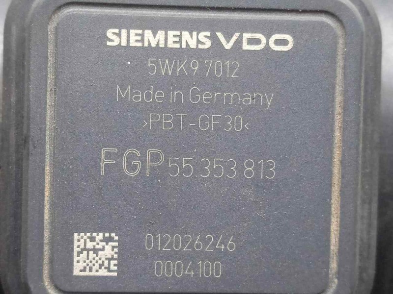 Recambio de caudalimetro para opel zafira b 1.8 16v referencia OEM IAM 5WK97012-55353813 4.PINES SIEMENS
